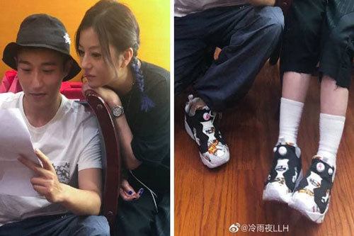 'Én nhỏ' Triệu Vy gây hoang mang khi vừa cặp kè với thiếu gia lại lộ ảnh đi giày đôi với nam diễn viên kém tuổi