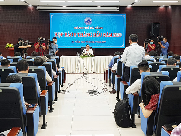 UBND TP Đà Nẵng họp báo 9 tháng đầu năm 2020