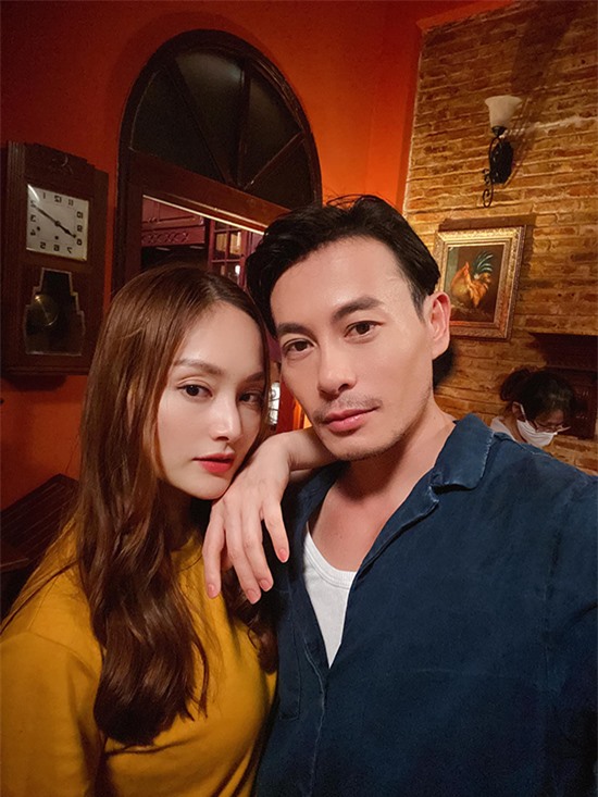 Lan Phương đóng cặp với Trương Thanh Long trong phim.