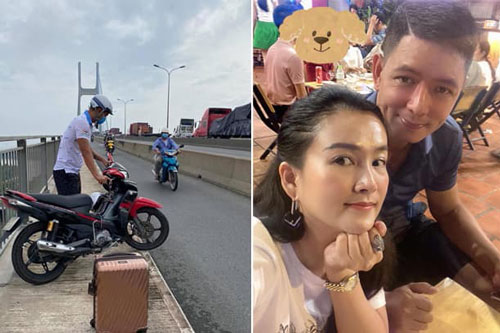 Vợ đại gia bị kẹt xe 3 tiếng, siêu mẫu Bình Minh phi xe máy đến 'giải cứu'
