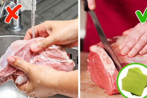 Đừng rửa những loại thực phẩm này trước khi nấu nếu không muốn rước thêm vi khuẩn và bệnh vào người các mẹ ơi