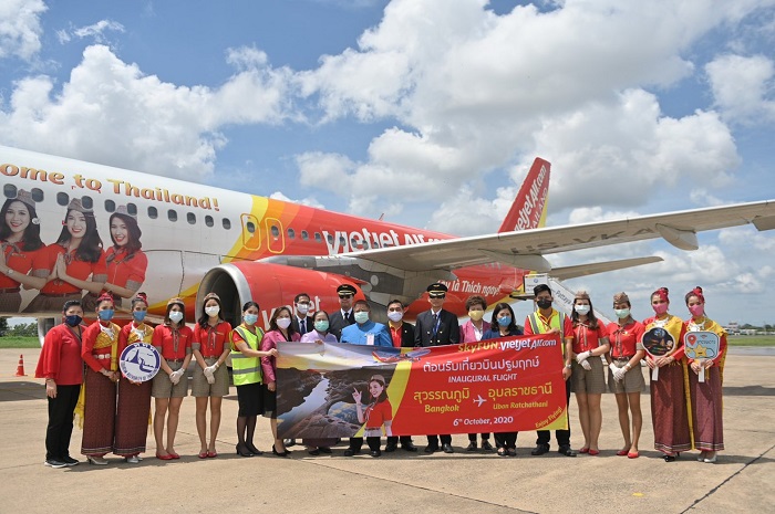Vietjet khai trương đường bay Băng Cốc – Ubon Ratchathani, tung ra vé 0 Baht tại Thái Lan