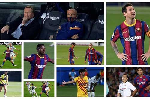 Barca đã bộc lộ một số vấn đề dưới thời HLV Koeman