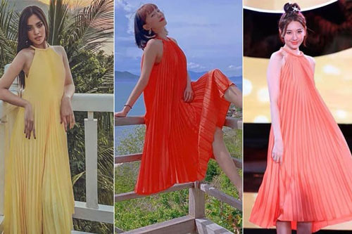Khi mỹ nhân Việt mặc chung một kiểu đầm: Fan đau đầu không biết ai đẹp hơn ai?