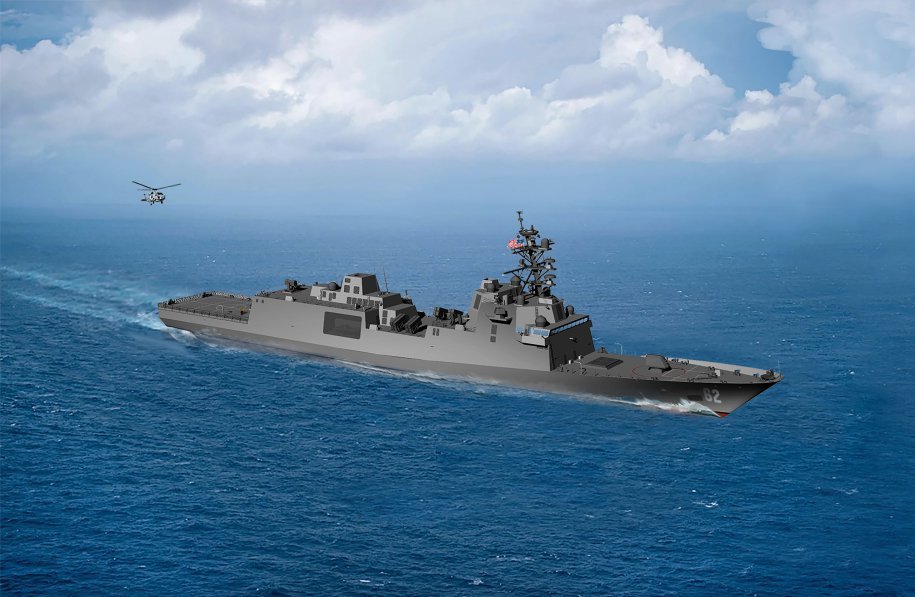 Đồ họa khinh hạm hạng nặng Constellation (FFG 62) của Hải quân Mỹ. Ảnh: Janes Defense.