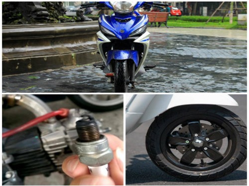 9 bộ phận dễ bị hư hỏng gây mất an toàn nhất của xe máy