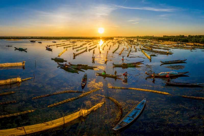 Vẻ đẹp hút hồn của đầm phá lớn nhất Đông Nam Á tại Việt Nam