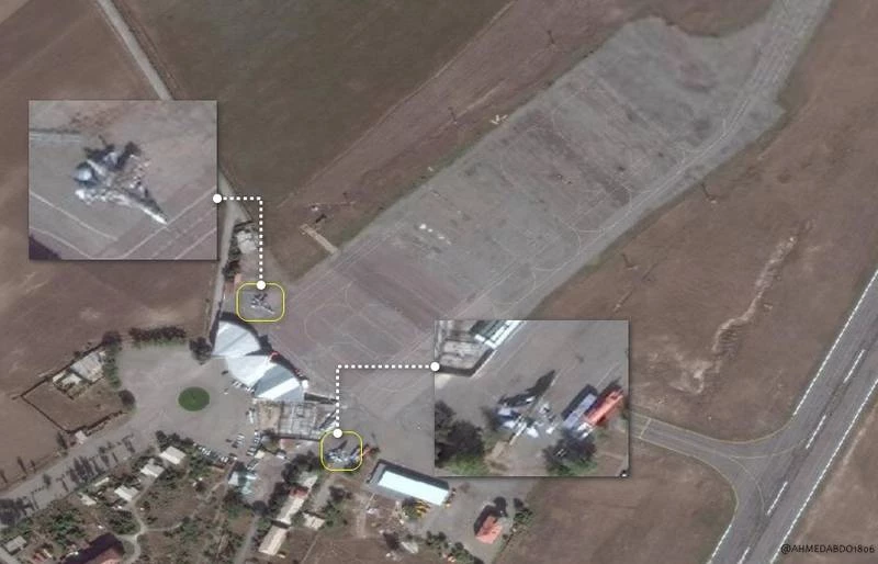 Tiêm kích Su-30SM của Armenia đã có mặt tại sân bay Shirak ở Gyumri. Ảnh: TASS.