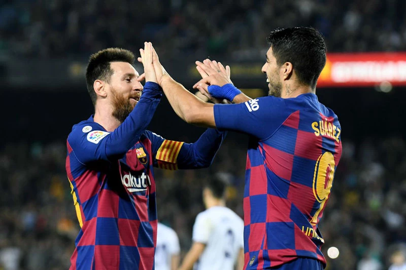 Messi và Suarez.