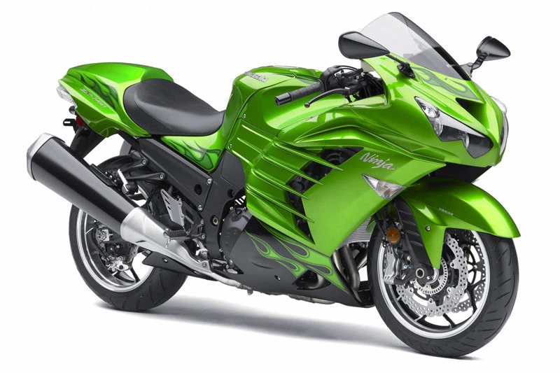 2. Kawasaki Ninja ZX-14R 2012 (vận tốc tối đa: 330 km/h).