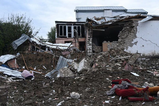 Khu vực Nagorno-Karabakh gồng mình sau hai tuần giao tranh dữ dội. Ảnh: Reuters.
