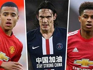 Cavani chỉ bảo đàn em Rashford và Greenwood