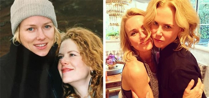 Naomi Watts và Nicole Kidman đã gắn bó với nhau hơn ba thập kỷ. Hai người đẹp Australia đã trợ giúp nhau rất nhiều khi cùng tới Hollywood phát triển sự nghiệp.