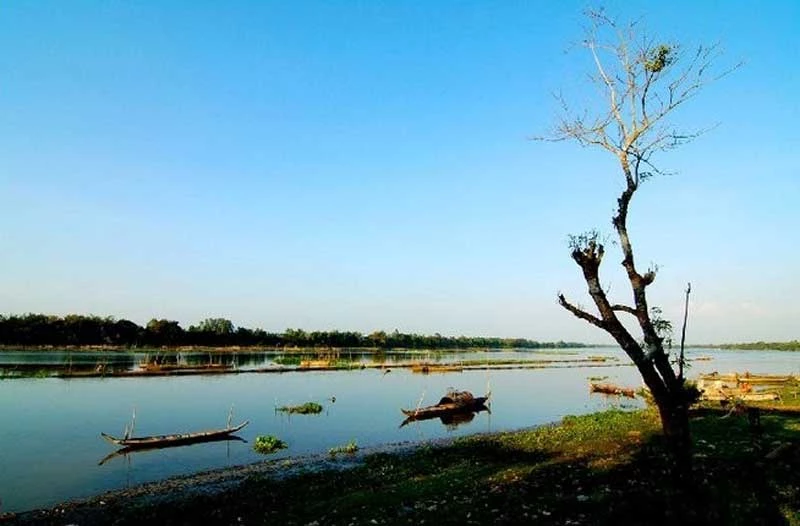 Búng Bình Thiên được coi là một trong những hồ nước ngọt lớn nhất miền Tây Nam Bộ. Ảnh: Huynh Phuc Hau.