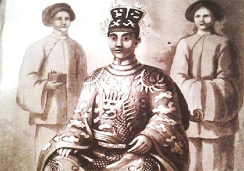  Hình vẽ vua Minh Mạng.