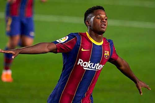 Vượt đàn anh Messi, Ansu Fati được La Liga vinh danh