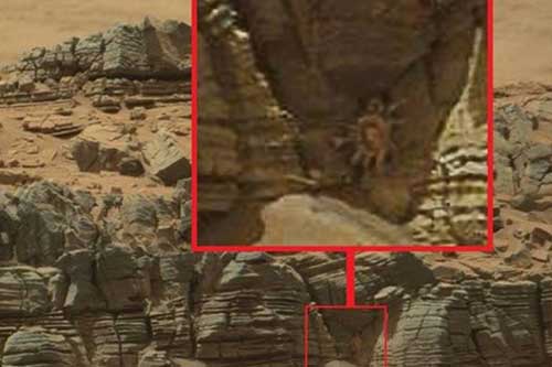 Phát hiện người ngoài hành tinh trong lốt nhện trên Sao Hỏa?