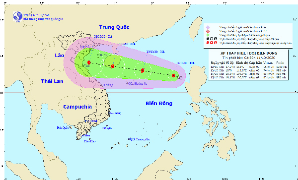 Thêm một áp thấp nhiệt đới có khả năng mạnh lên thành bão, lũ khẩn cấp trên các sông miền Trung 
