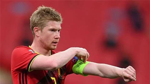 De Bruyne chấn thương, bị ĐT Bỉ trả về Man City