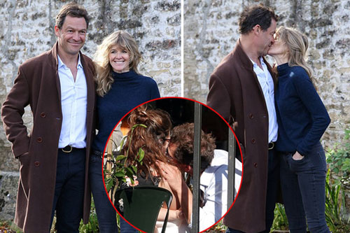 Tài tử Anh hôn vợ sau lộ ảnh âu yếm người đẹp 'Lọ Lem'