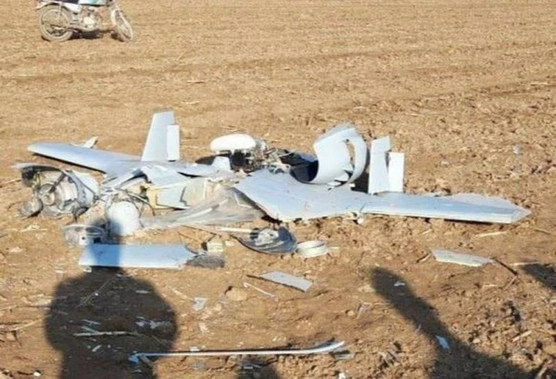 Chiếc máy bay không người lái Harop của Azerbaijan bị phòng không Iran bắn hạ. Ảnh: Topwar.