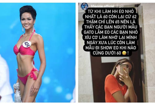 H'Hen Niê than thở vì đánh mất chỉ số vàng cơ thể, vòng eo có khi lên tới 65cm