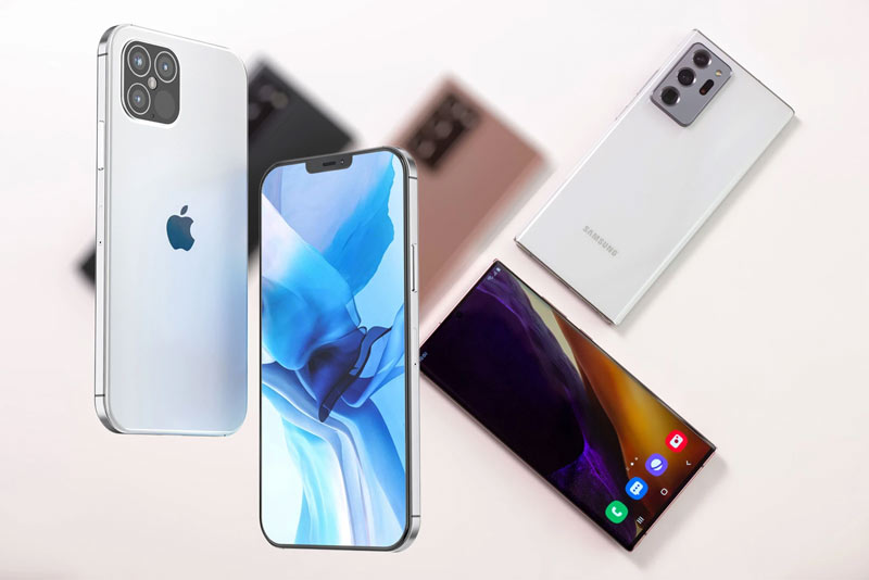 So sánh sơ bộ iPhone 12 Pro Max và Samsung Galaxy Note 20 Ultra