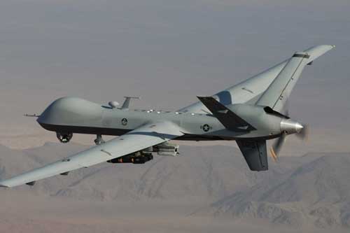 Hai UAV triệu USD Mỹ rơi ở Syria nghi do bị Nga áp chế điện tử