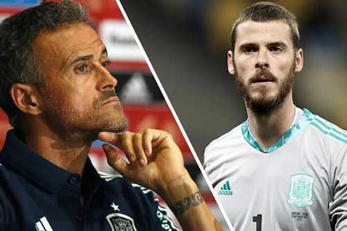 Enrique: 'Nhiều người có thói quen đổ hết mọi tội lỗi cho De Gea'