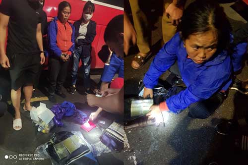 Hà Nội: "Nữ quái" vận chuyển 3 bánh heroin trên xe khách