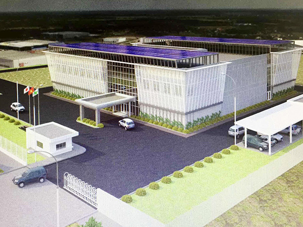 Phối cảnh dự án Trung tâm Nghiên cứu và Phát triển quốc tế Fujikin Đà Nẵng (Nhật Bản) tại Khu công nghệ cao Đà Nẵng