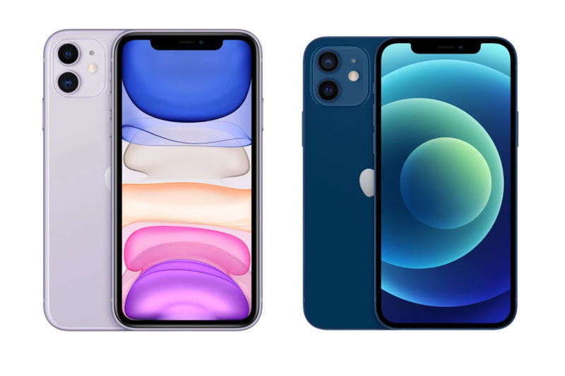 So sánh chi tiết Apple iPhone 12/mini và iPhone 11