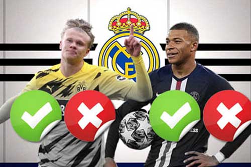 Real Madrid sẽ chọn Mbappe hay Haaland vào kỳ chuyển nhượng tới