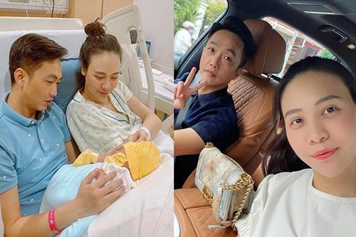 Cuộc sống 'bỉm sữa' của vợ chồng Đàm Thu Trang