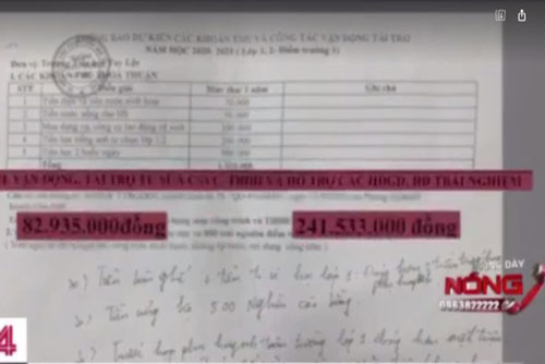 Vận động tài trợ đầu năm học mới: Vận động đóng góp hay lạm thu?