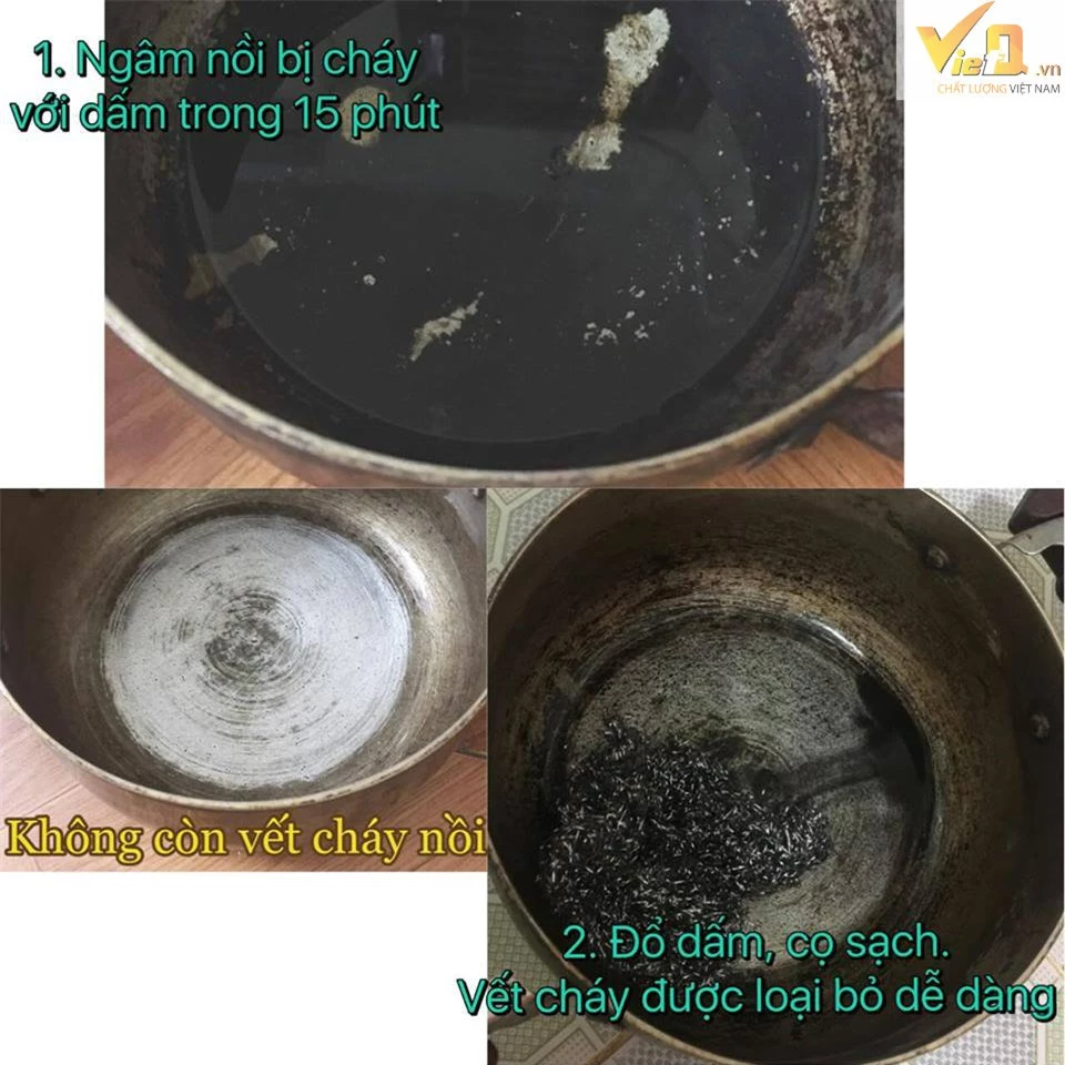 Cách làm sạch nồi inox bị cháy chỉ với 1 bước đơn giản