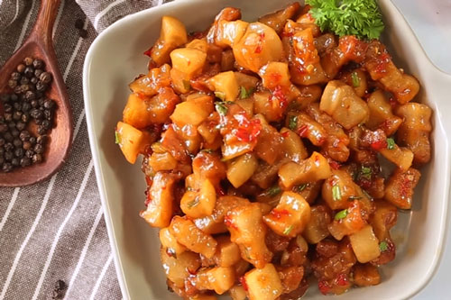 Cách làm tóp mỡ cháy tỏi ớt cực hao cơm