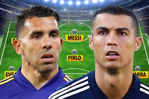 Tevez điền tên 7 cầu thủ M.U vào đội hình trong mơ