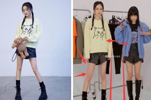 Dương Mịch sở hữu đôi chân thon gầy đến người mẫu cũng không sánh bằng