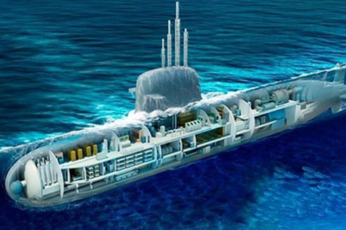 Brazil lắp lò phản ứng cho tàu ngầm hạt nhân... trên cạn