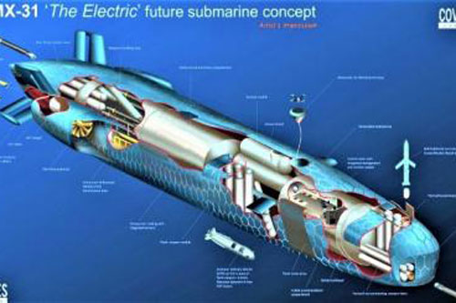 Tàu ngầm Pháp phóng UAV từ độ sâu 100 m