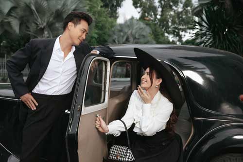 Kha Ly tình tứ bên Thanh Duy