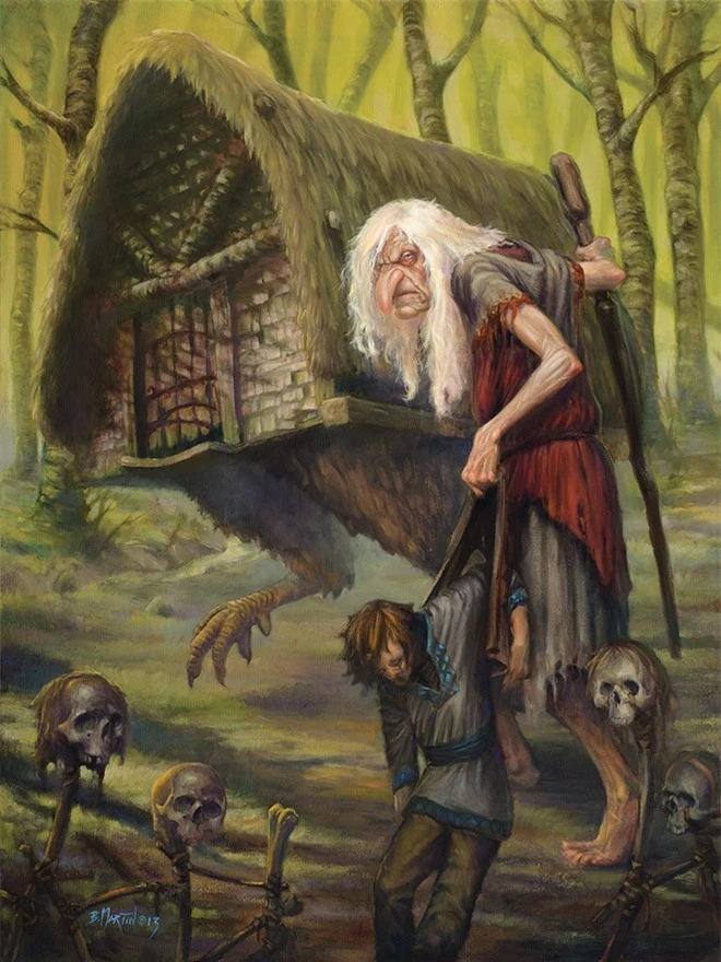 Baba Yaga xuất hiện trong nhiều tác phẩm truyện cổ tích