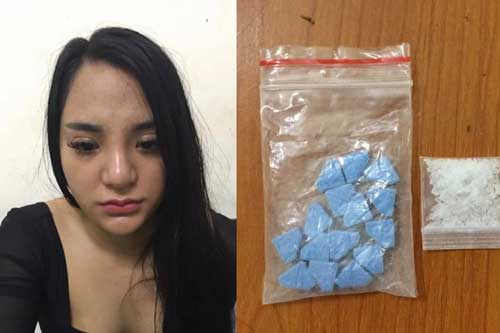 Thiếu nữ mang ma túy đi dạo phố Hà Nội bị tóm gọn