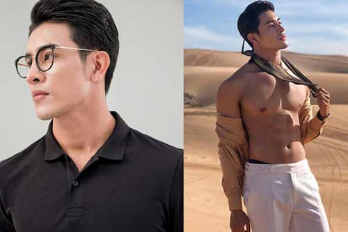 9x Hải Dương sở hữu vóc dáng rắn rỏi và khuôn mặt lịch lãm cuốn hút