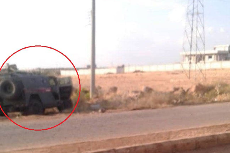 Xe bọc thép Nga phát nổ khi bị tấn công ở Syria