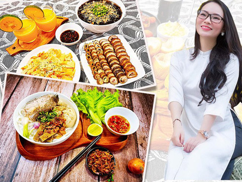 Tròn mắt với những bữa ăn toàn món ngon chỉ khoảng 80 nghìn đồng của cô gái 9x