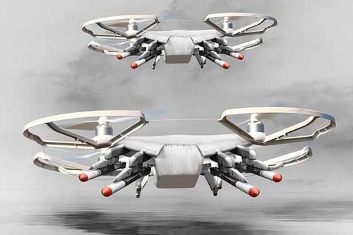 Anh phát triển UAV trang bị súng ngắn và trí tuệ nhân tạo