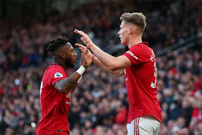 Fred và McTominay là cặp đôi tiền vệ chơi ổn định nhất ở thời điểm hiện tại