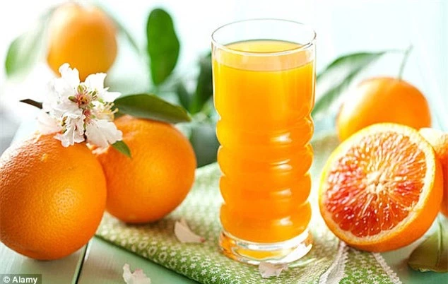 Uống nước cam tốt cho sức khỏe